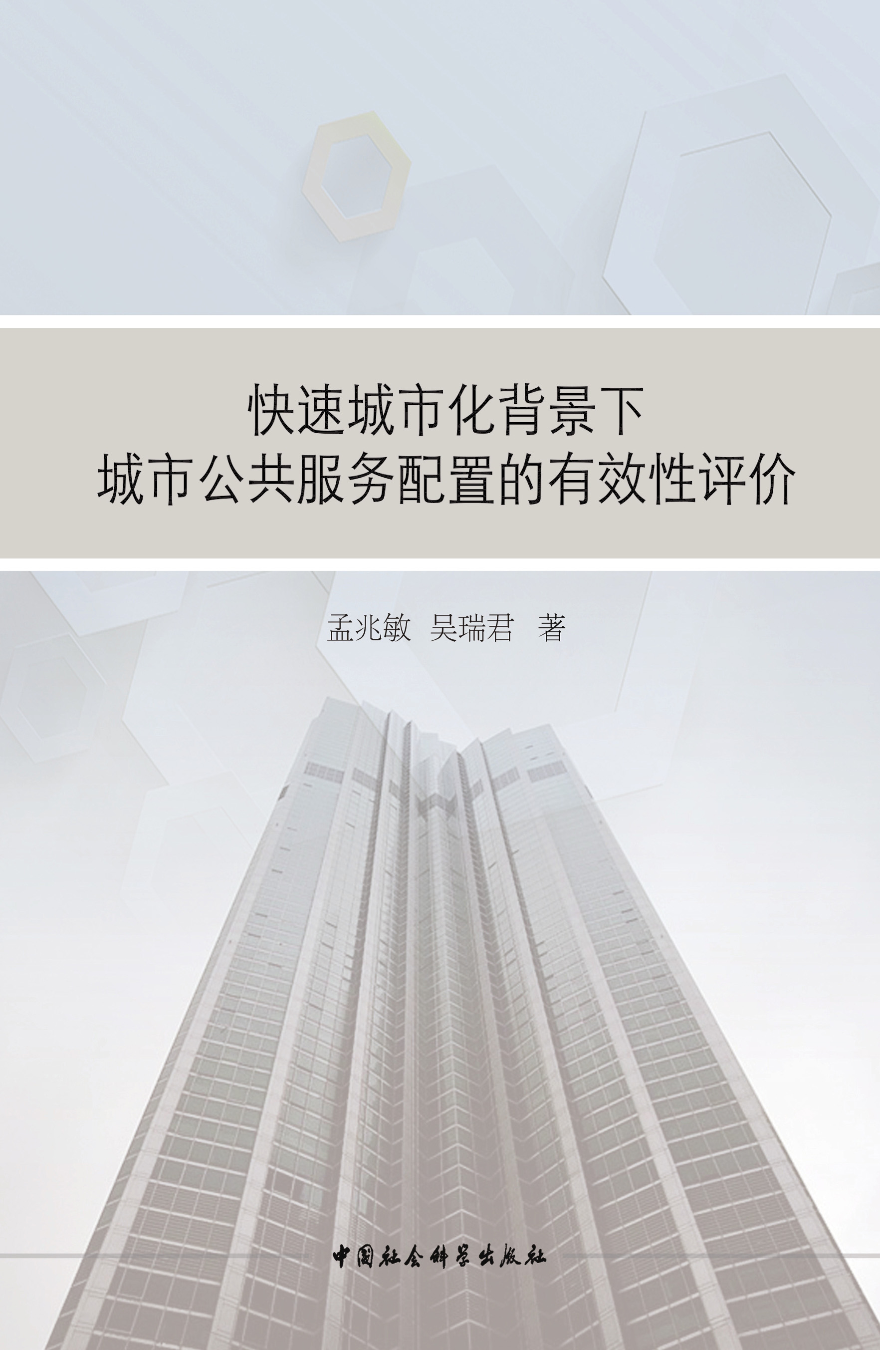 快速城市化背景下城市公共服务配置的有效性评价